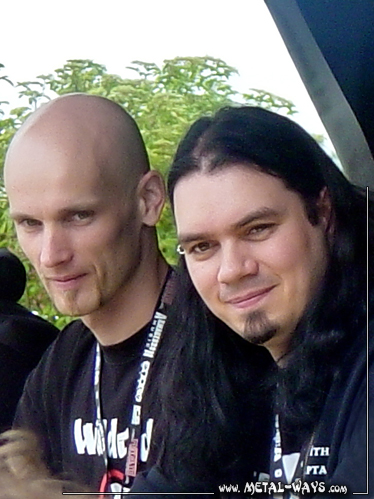 Within Temptation, Signing Session @ Wacken Open Air (Robert Westerholt, Stephen Van Haestregt)