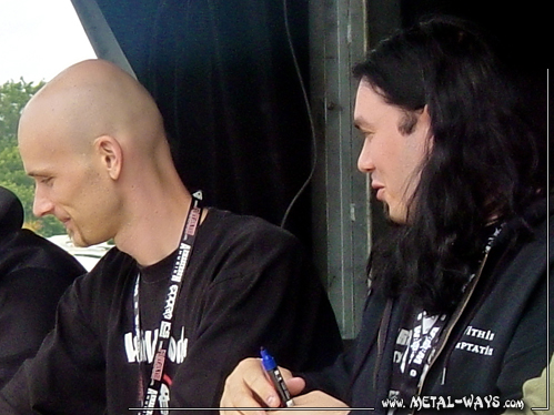 Within Temptation, Signing Session @ Wacken Open Air (Robert Westerholt, Stephen Van Haestregt)