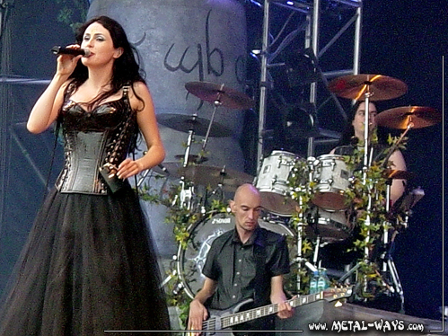 Within Temptation @ Wacken Open Air (Sharon Den Adel, Jeroen Van Veen, Stephen Van Haestregt)