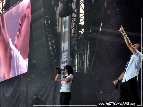 Lacuna Coil @ Graspop Metal Meeting (Cristina Scabbia, Andrea Ferro)