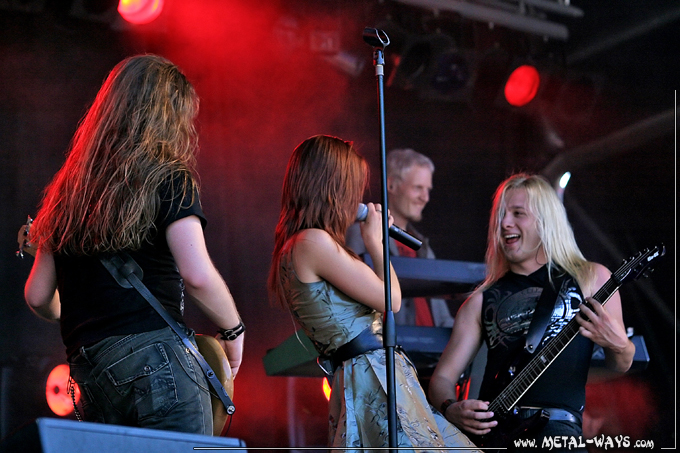 Delain @ Westerpop (Rob Van Der Loo, Charlotte Wessels, Martijn Westerholt, Ronald Landa)