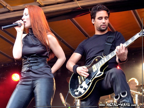 Epica @ Trailerpop (Simone Simons, Ad Sluijter)