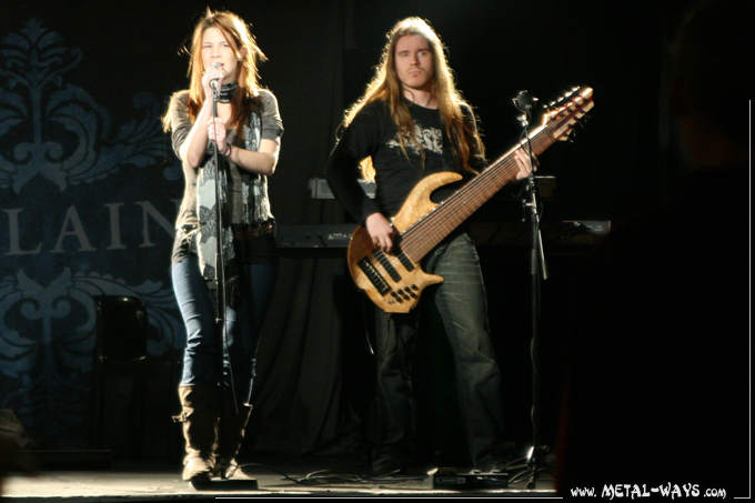 Delain @ La Boule Noire (Rehearsal, Charlotte Wessels, Rob Van Der Loo)