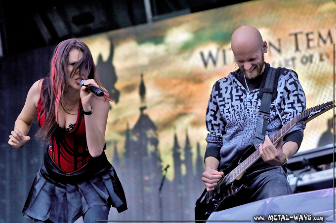 Within Temptation @ Rock en France (Sharon Den Adel, Robert Westerholt)