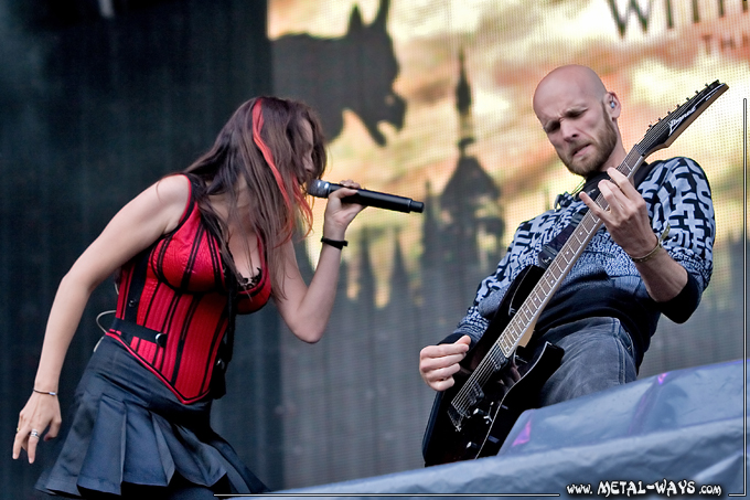 Within Temptation @ Rock en France (Sharon Den Adel, Robert Westerholt)