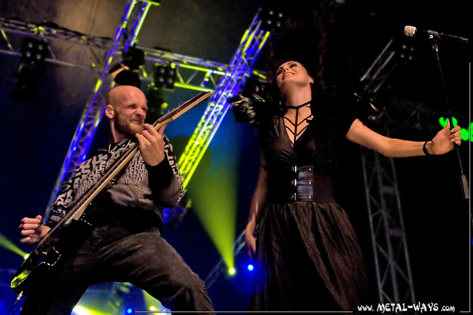 Within Temptation @ Appelpop (Sharon Den Adel, Robert Westerholt)