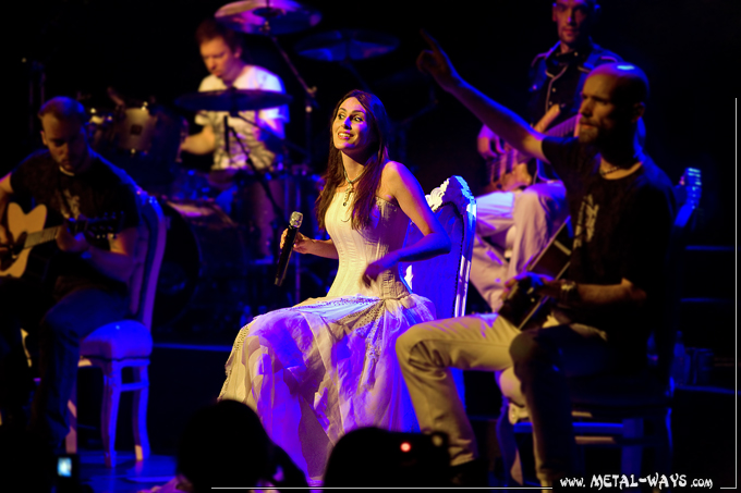 Within Temptation @ Muziekcentrum (Ruud Jolie, Sharon Den Adel, Robert Westerholt) Theater Tour Enschede