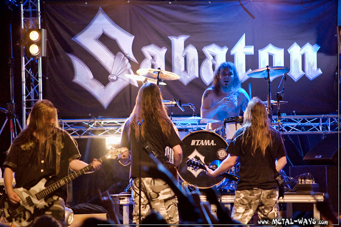 Sabaton @ Transbordeur (Pr Sundstrm, Daniel Mullback, Oskar Montelius, Rikard Sundn)