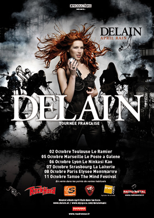 Delain Tour in France