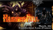 Hammerfall Transbordeur Lyon