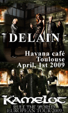 Kamelot, Delain @ Havana Cafe
